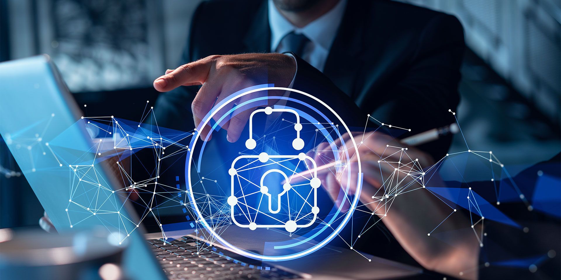 Cybersicherheit:Hackerangriffe und Erpressung im Internet sind heute tagtägliche Praxis. Deshalb solltet ihr genaustens wissen, wo in eurem Unternehmen mögliche Schwachstellen bestehen und diese schnellstmöglich überprüfen. Mit der Gefährdungsbeurteilung IT-Sicherheit könnt ihr Defizite ausmachen und diese mit den passenden Maßnahmen beseitigen.