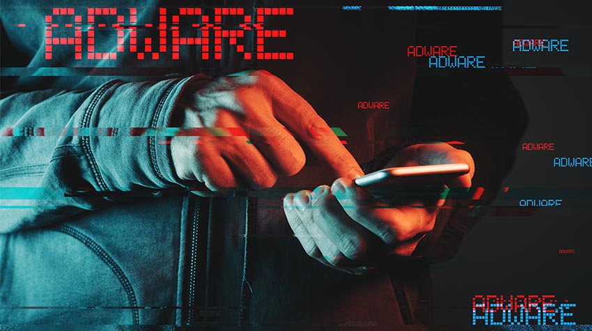 Gelangt Adware auf eueren Computer oder Handy funktioniert es ähnlich wie Spyware und versendet eure Daten an Dritte um euch Werbung zu zeigen. © Shutterstock, Bits And Splits