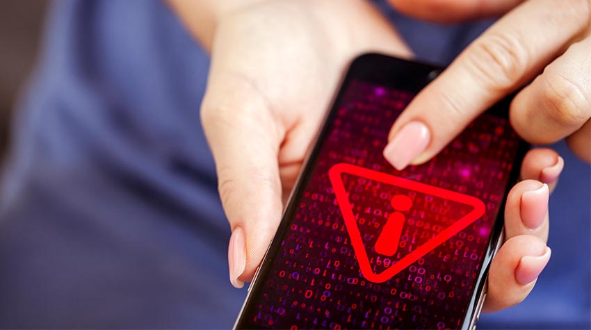 Falls ihr Handy von Malware betroffen ist, empfiehlt es sich, sie umgehend zu beseitigen. © Shutterstock, Vinnikava Viktoryia