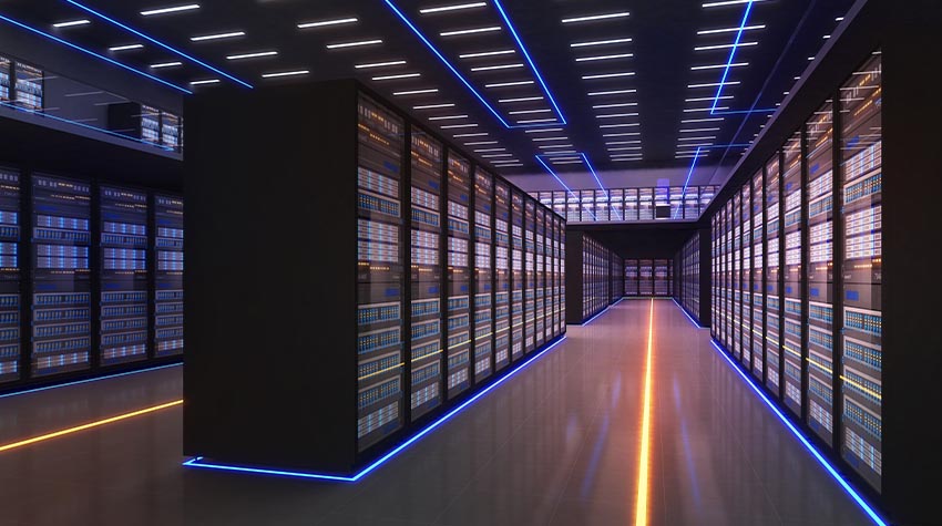 In einem Rechenzentrum lassen sich Millionen von Daten speichern. © Shutterstock, Oselote