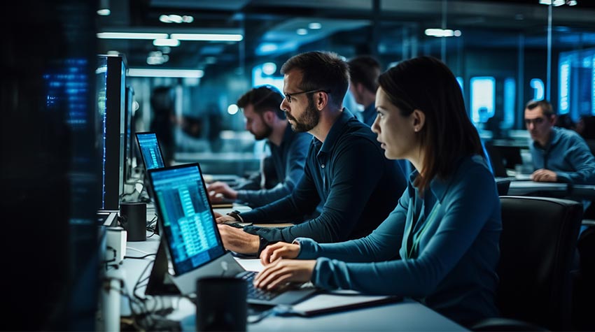 Es ist häufig eine Herausforderung für kleine Unternehmen, ausreichend Cybersicherheitsexperten einzustellen. © Adobe Stock, Наталья Евтехова